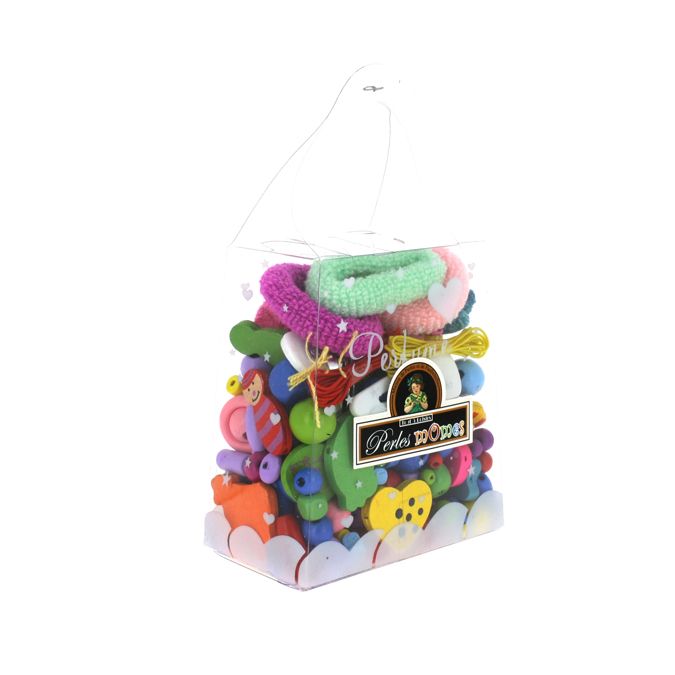Sachet de perles enfants assortiment multicolore