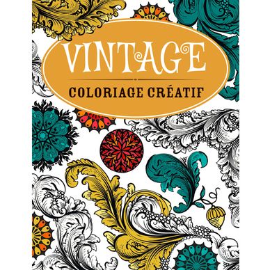 Cahier de coloriage créatif vintage