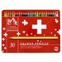 Boîte de 30 crayons de couleurs aquarellables Swisscolor