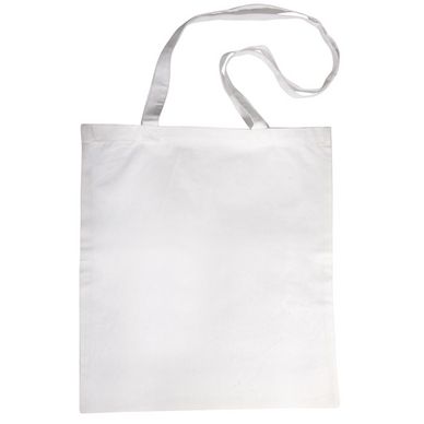 Tote bag - Sac en coton blanc avec anses longues