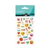 Stickers 3D Cooky Kawai bonbons