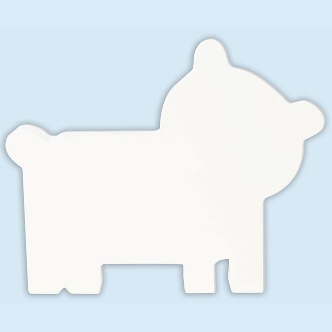 Objet en papier mâché symbole ours 20.5 cm