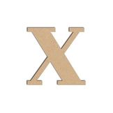 Lettre X majuscule - Objet en médium 12 cm