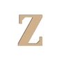 Lettre Z majuscule - Objet en médium 12 cm