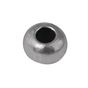 Perle en métal argenté vieilli ø 8 mm