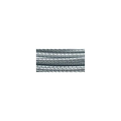 Fil cable argenté Ø 0,4 mm x 2 m