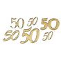 Stickers chiffre 50 or