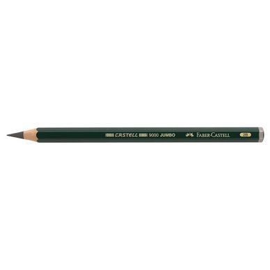 Crayon graphite pointe large Ø 5,3mm - Castell 9000 Jumbo
