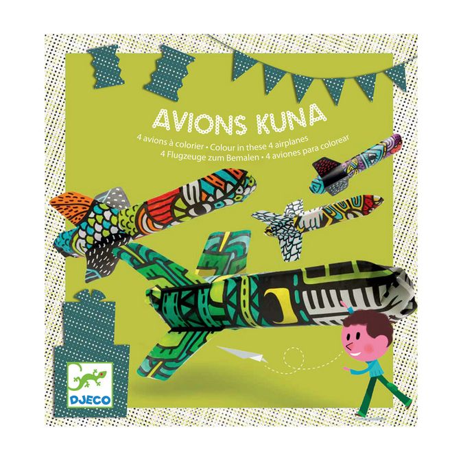 Paper toy - Avion Kuna