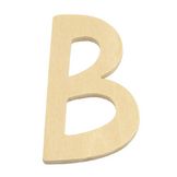 Lettre B en bois 6,4 x 4 cm