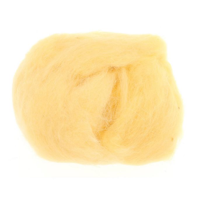 Laine de mouton 30g jaune citron