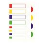 Etiquettes plastifiées Multicolores 3 formats - 24 pcs