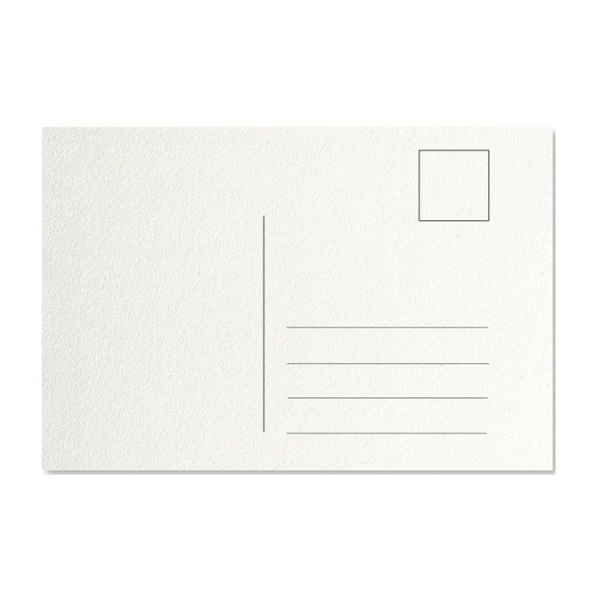 Carte postale à peindre Papier aquarelle - 10 cartes