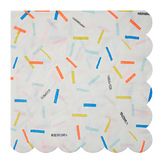 Serviettes en papier sprinkles grand format x 16 pcs