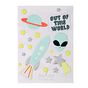 Stickers relief extraterrestre x 19 pcs