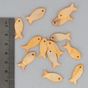 Sequin poisson en nacre orange - 8 x 23 mm