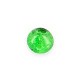 Perle ronde synthétique effet brisé verte - 8 mm
