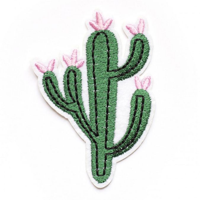 Ecusson thermocollant Cactus à fleurs