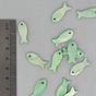 Sequin en nacre poisson vert - 23 mm