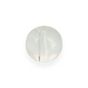 Perle en verre ronde transparente - 10 mm
