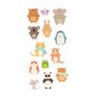 Stickers Puffies Adorable Animaux x 13 pcs