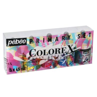 Encre aquarelle Colorex set de 5 x 45ml