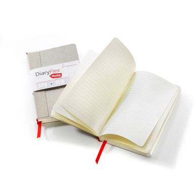 Recharge pour carnet Diaryflex Pages lignées 100 g/m² 80 fles