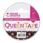 Ruban adhésif décoratif Queen Tape 48 mm x 8 m Pamplemousse