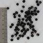 Perle en verre de Bohême ovale à facettes opaque - 5 x 6 mm