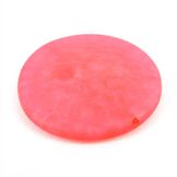 Perle en résine translucide palet - 40 mm