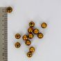 Perle en verre ronde or vieilli - 12 mm