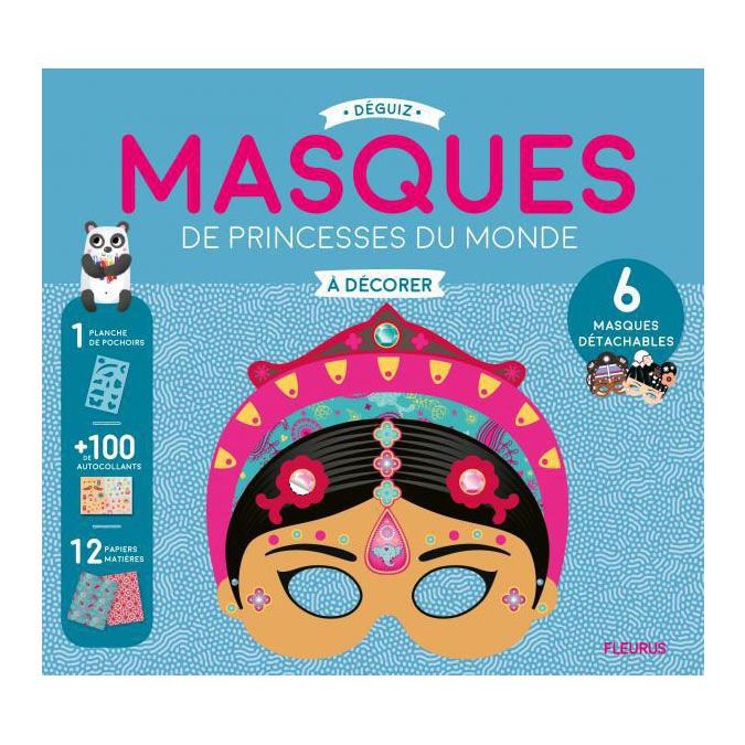 Masques à décorer Princesses du monde