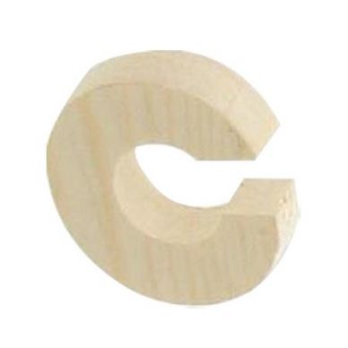 Lettre en bois C - 5,1 cm