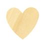 Cœurs en bois x 30 - 1,5 cm à 3,5 cm