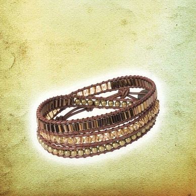 Kit bijoux Bracelet Brianna Bloc dorés