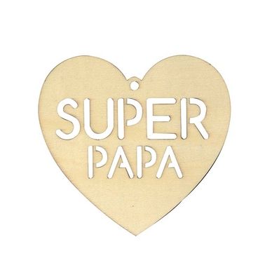 Suspension en bois Super Papa