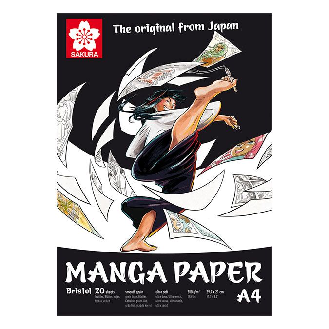 Papier en bloc spécial Manga