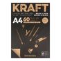Bloc de papier Kraft Double Face marron et noir 90 g/m²