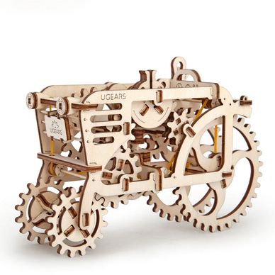 Puzzle mécanique en bois Tracteur