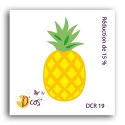Forme de découpe die D'cos Ananas 2,4 x 4,8 cm