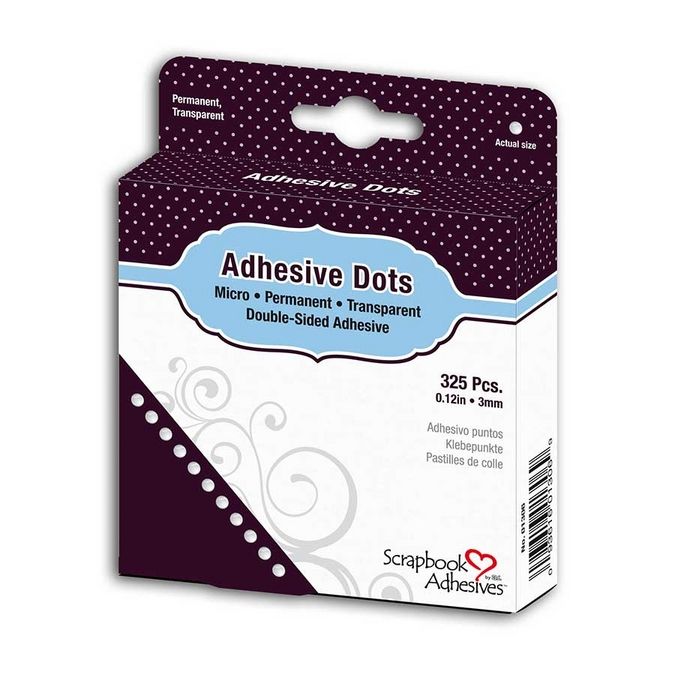 Pastille de colle Adhesive Dots 3 mm 325 pcs