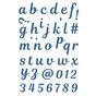 Forme de découpe die Cut-it All Alphabet majuscules 1 cm 42 pcs