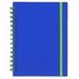 Carnet 10 x 15 cm Bicolore Vert Bleu 60 pages Vert 100 g/m² Spirale