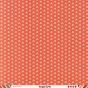 Papier scrapbooking 30,5 x 30,5 cm Corail / Géométrique
