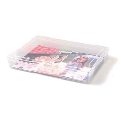 Boîte de rangement transparente 13 x 18 cm
