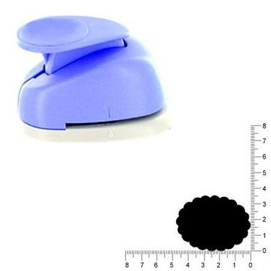 Perforatrice Ovale festonné 4.7 cm