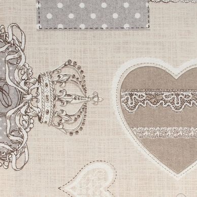 Coupon de coton Royal gris 30 x 90 cm