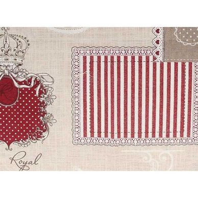 Coupon de coton Royal rouge 30 x 90 cm