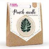 Punch needle Kit Feuille Ø 20 cm