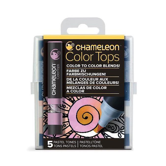 Embout Color Tops pour marqueur Chameleon 5 tons Pastels